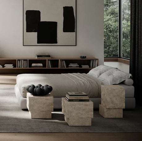 Temple Coffee Table Tall, limestone fra 101 Copenhagen - 2 - Jacobsen Plus