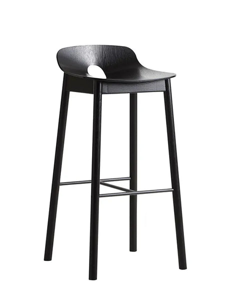 Mono Bar Stool fra Woud - Høj (sædehøjde 75 cm) / Sort - Jacobsen Plus