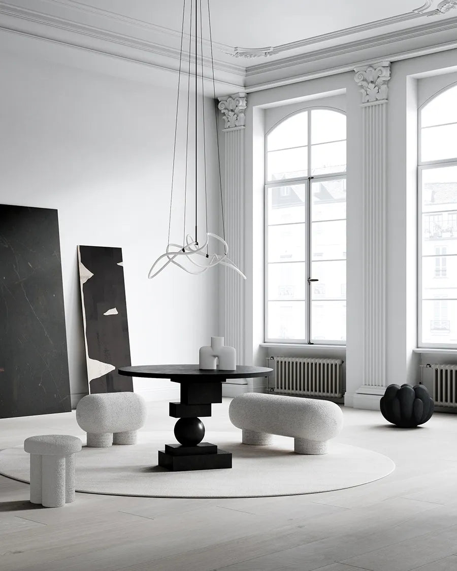 Big Foot Bench, bouclé fra 101 Copenhagen - 3 - Jacobsen Plus