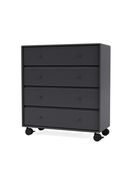 1125 kommode inkl. hjul fra Montana - Anthracite - Jacobsen Plus