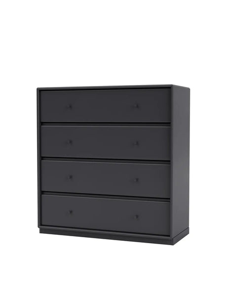 1125 kommode inkl. sokkel fra Montana - Anthracite / Sokkel 3 cm - Jacobsen Plus