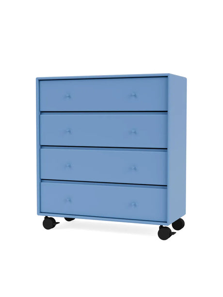 1125 kommode inkl. hjul fra Montana - Azure - Jacobsen Plus