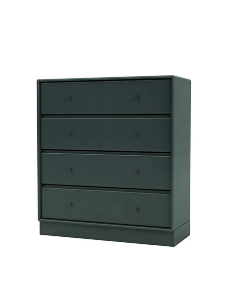 1125 kommode inkl. sokkel fra Montana - Black Jade / Sokkel 7 cm - Jacobsen Plus