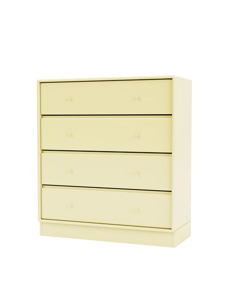 1125 kommode inkl. sokkel fra Montana - Camomile / Sokkel 7 cm - Jacobsen Plus