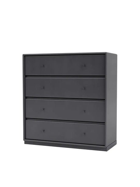 1125 kommode inkl. sokkel fra Montana - Coal / Sokkel 3 cm - Jacobsen Plus
