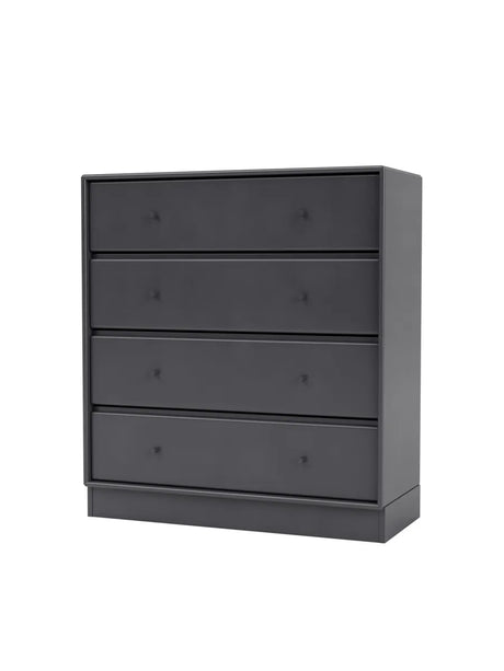 1125 kommode inkl. sokkel fra Montana - Coal / Sokkel 7 cm - Jacobsen Plus