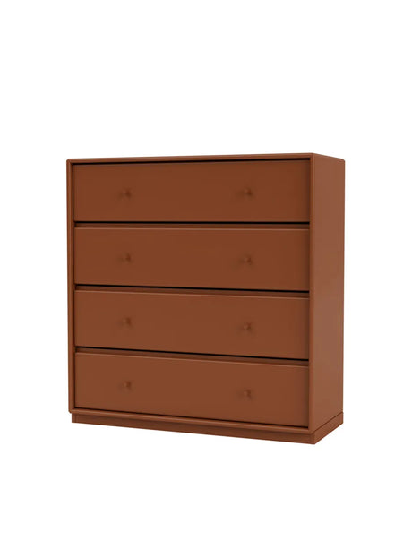 1125 kommode inkl. sokkel fra Montana - Hazelnut / Sokkel 3 cm - Jacobsen Plus