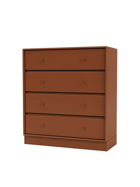 1125 kommode inkl. sokkel fra Montana - Hazelnut / Sokkel 7 cm - Jacobsen Plus