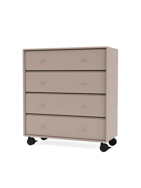 1125 kommode inkl. hjul fra Montana - Mushroom - Jacobsen Plus