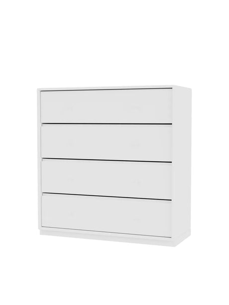 1125 kommode inkl. sokkel fra Montana - New white / Sokkel 3 cm - Jacobsen Plus