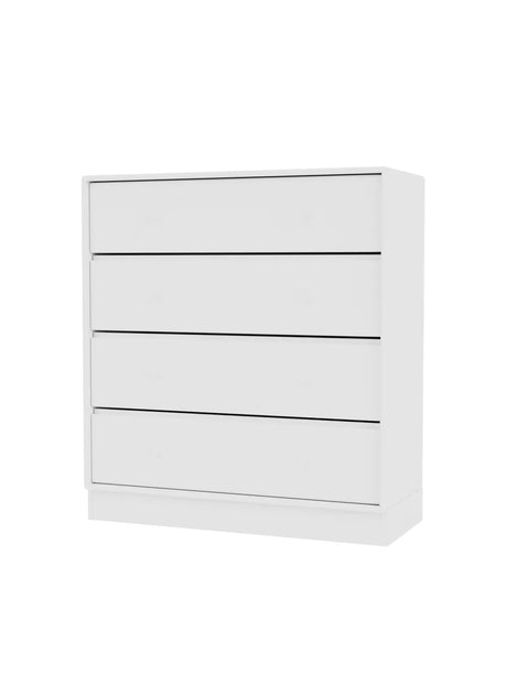 1125 kommode inkl. sokkel fra Montana - New white / Sokkel 7 cm - Jacobsen Plus