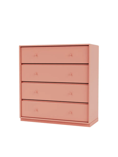 1125 kommode inkl. sokkel fra Montana - Rhubarb / Sokkel 3 cm - Jacobsen Plus