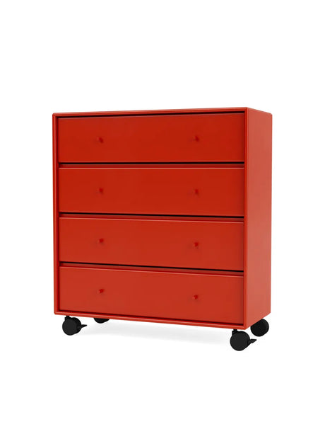 1125 kommode inkl. hjul fra Montana - Rosehip - Jacobsen Plus