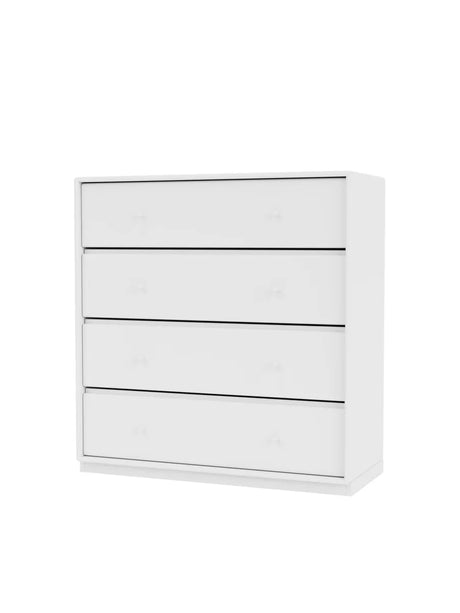 1125 kommode inkl. sokkel fra Montana - Snow / Sokkel 3 cm - Jacobsen Plus