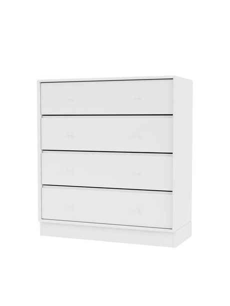 1125 kommode inkl. sokkel fra Montana - Snow / Sokkel 7 cm - Jacobsen Plus