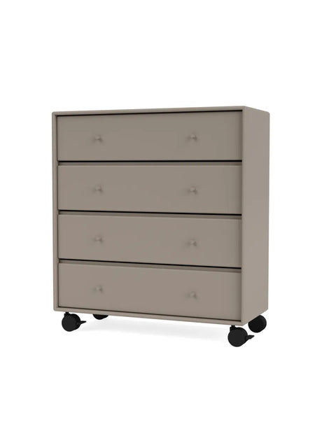1125 kommode inkl. hjul fra Montana - Truffle - Jacobsen Plus