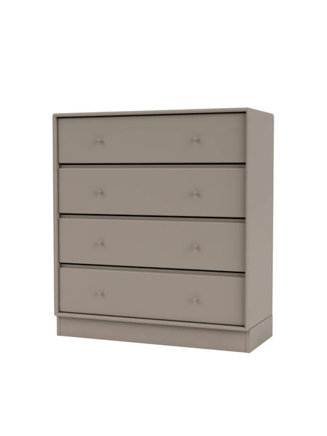 1125 kommode inkl. sokkel fra Montana - Truffle / Sokkel 7 cm - Jacobsen Plus