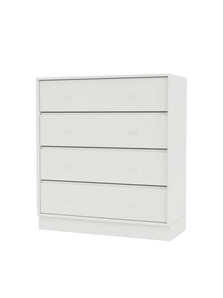 1125 kommode inkl. sokkel fra Montana - White / Sokkel 7 cm - Jacobsen Plus