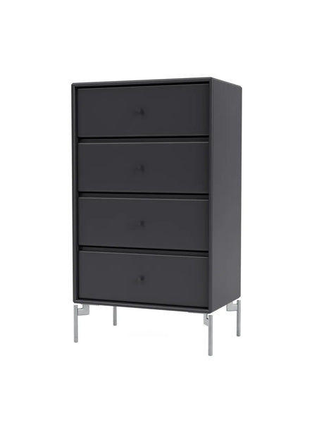 1143 skuffemodul inkl. ben fra Montana - Anthracite / Krom / 38 cm - Jacobsen Plus