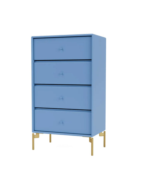 1143 skuffemodul inkl. ben fra Montana - Azure / Messing / 30 cm - Jacobsen Plus
