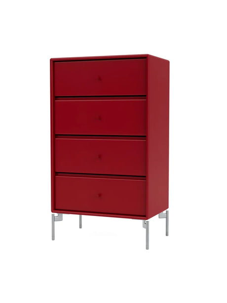 1143 skuffemodul inkl. ben fra Montana - Beetroot / Krom / 38 cm - Jacobsen Plus