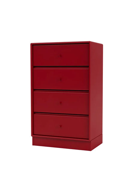 1143 skuffemodul inkl sokkel fra Montana - Beetroot / Sokkel 7 cm / 30 cm - Jacobsen Plus