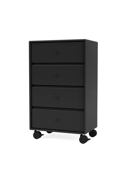 1143 skuffemodul inkl. hjul fra Montana - Black / 38 cm - Jacobsen Plus