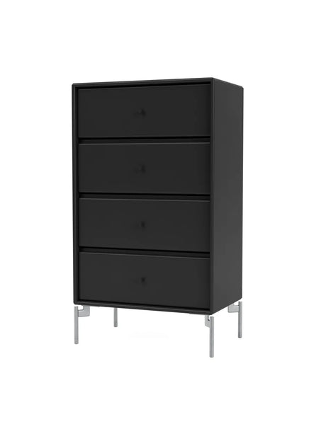 1143 skuffemodul inkl. ben fra Montana - Black / Krom / 38 cm - Jacobsen Plus