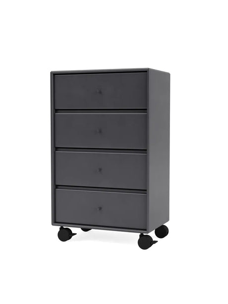 1143 skuffemodul inkl. hjul fra Montana - Coal / 38 cm - Jacobsen Plus