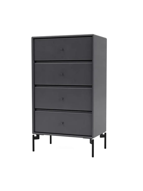 1143 skuffemodul inkl. ben fra Montana - Coal / Black / 38 cm - Jacobsen Plus