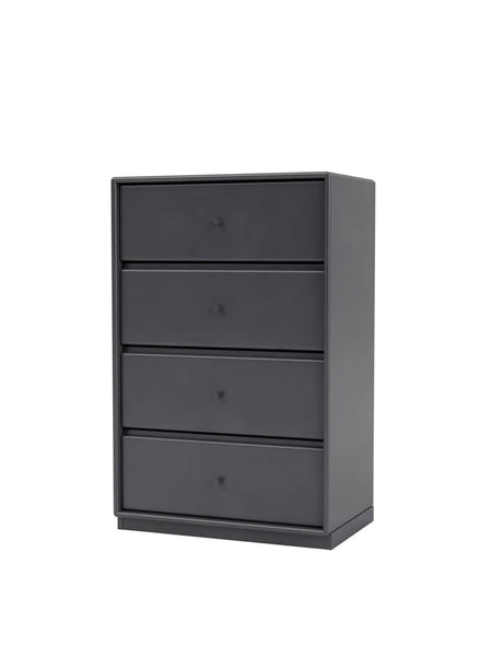 1143 skuffemodul inkl sokkel fra Montana - Coal / Sokkel 3 cm / 38 cm - Jacobsen Plus