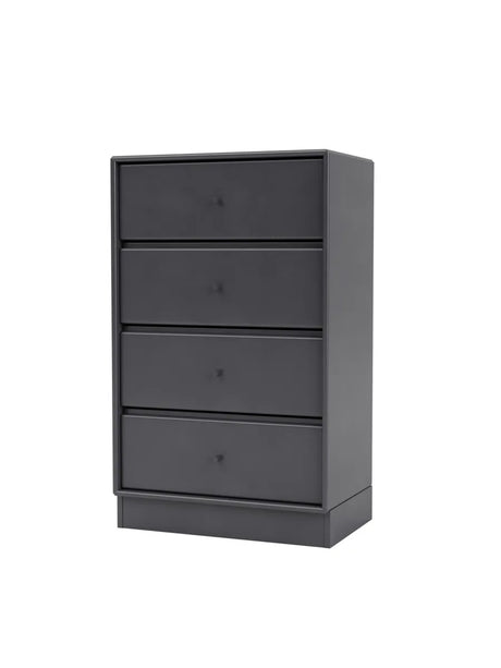 1143 skuffemodul inkl sokkel fra Montana - Coal / Sokkel 7 cm / 30 cm - Jacobsen Plus