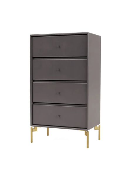 1143 skuffemodul inkl. ben fra Montana - Coffee / Messing / 30 cm - Jacobsen Plus