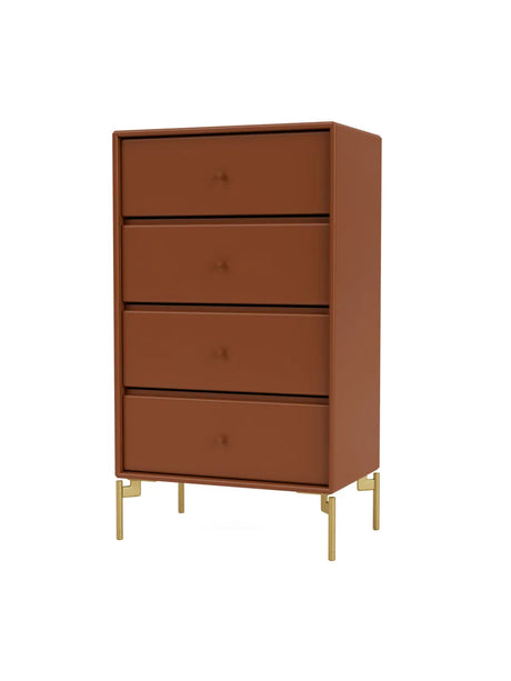 1143 skuffemodul inkl. ben fra Montana - Hazelnut / Messing / 30 cm - Jacobsen Plus