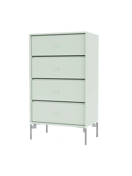 1143 skuffemodul inkl. ben fra Montana - Mist / Krom / 38 cm - Jacobsen Plus