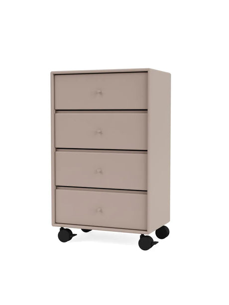 1143 skuffemodul inkl. hjul fra Montana - Mushroom / 38 cm - Jacobsen Plus