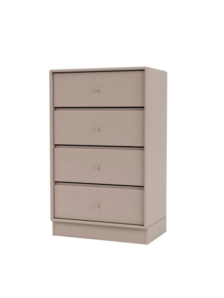 1143 skuffemodul inkl sokkel fra Montana - Mushroom / Sokkel 7 cm / 38 cm - Jacobsen Plus