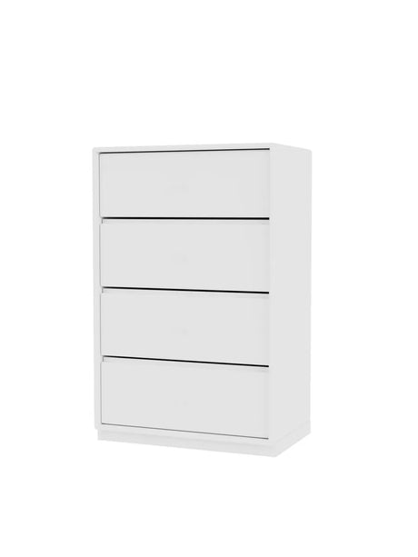 1143 skuffemodul inkl sokkel fra Montana - New white / Sokkel 3 cm / 30 cm - Jacobsen Plus