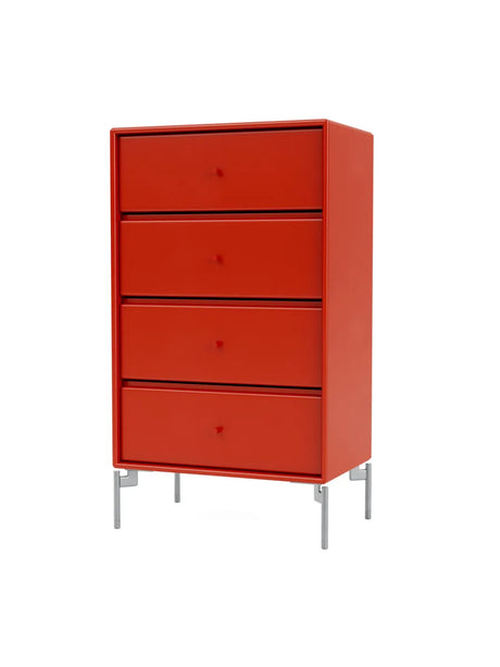 1143 skuffemodul inkl. ben fra Montana - Rosehip / Krom / 38 cm - Jacobsen Plus