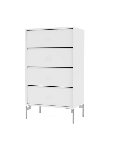 1143 skuffemodul inkl. ben fra Montana - Snow / Krom / 38 cm - Jacobsen Plus