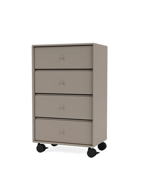 1143 skuffemodul inkl. hjul fra Montana - Truffle / 38 cm - Jacobsen Plus