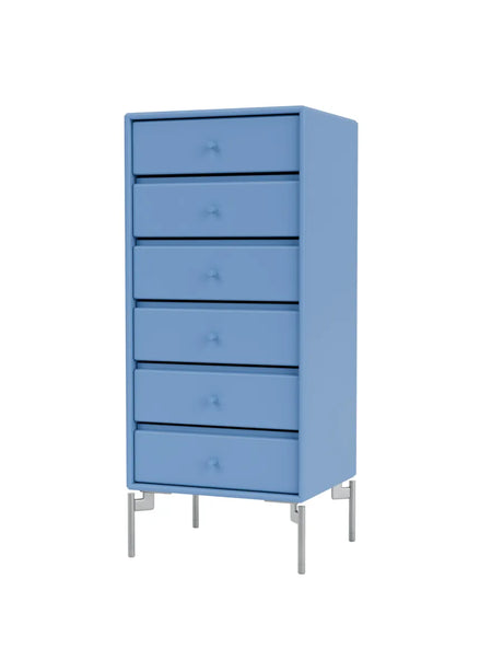 1362 Skuffemodul inkl. ben fra Montana - Azure / Krom - Jacobsen Plus