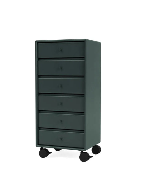 1362 Skuffemodul inkl. hjul fra Montana - Black Jade - Jacobsen Plus