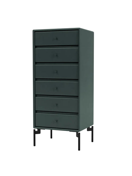 1362 Skuffemodul inkl. ben fra Montana - Black Jade / Black - Jacobsen Plus