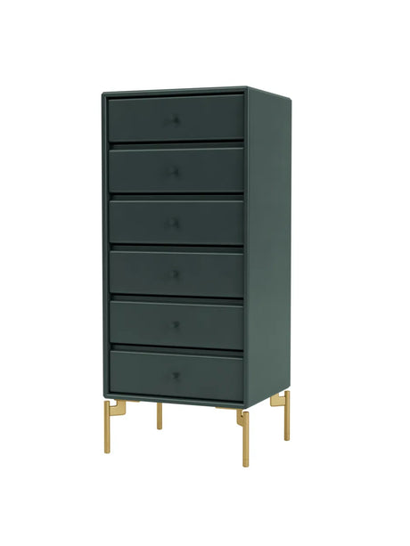 1362 Skuffemodul inkl. ben fra Montana - Black Jade / Messing - Jacobsen Plus