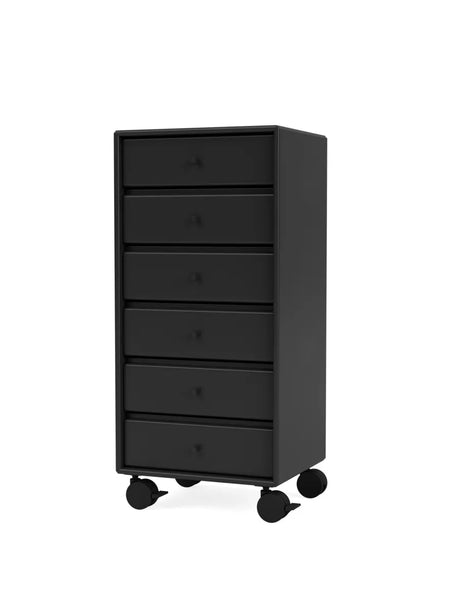 1362 Skuffemodul inkl. hjul fra Montana - Black - Jacobsen Plus