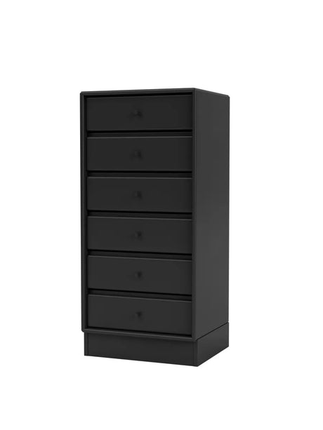 1362 Skuffemodul inkl. sokkel fra Montana - Black / Sokkel 7 cm - Jacobsen Plus