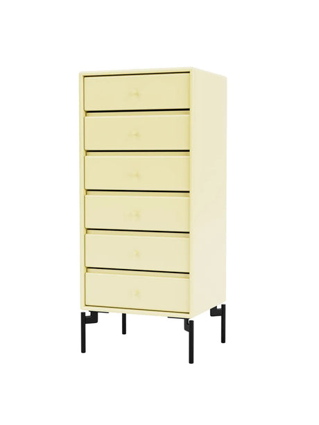 1362 Skuffemodul inkl. ben fra Montana - Camomile / Black - Jacobsen Plus