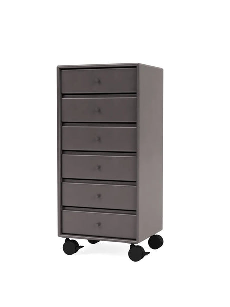 1362 Skuffemodul inkl. hjul fra Montana - Coffee - Jacobsen Plus