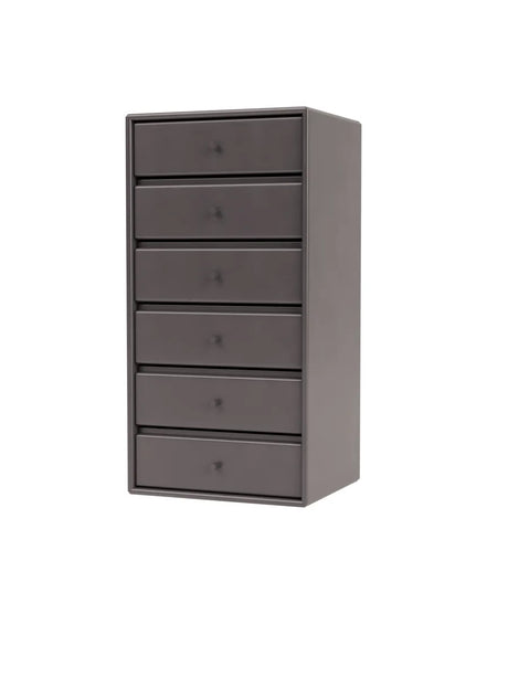 1362 Skuffemodul inkl. ophæng fra Montana - Coffee - Jacobsen Plus